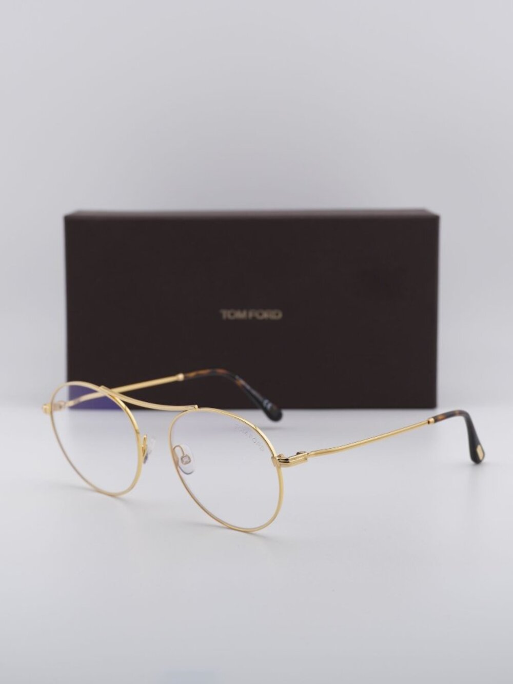 Tom Ford FT5633-B 030 Round Eyeglasses - Gold 53mm